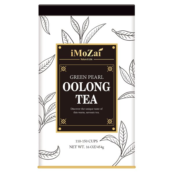 Oolong Tea Loose Leaf-16 Ounce-100% Natural Tea-Oolong Tea Leaves-110-150 Cups Servings By Imozai