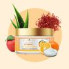 Eartho Essentials Ayurvedic Vitamin C Skin Brightening Face Pack with Apple Extract, Aloevera & Saffron Extract 50g