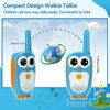 Retevis RT30 Kids Walkie Talkies, Toddler Toys for 3-5 Year Old Boys Girls, Small Owl Toy Walkie Talkie for Kids, Easy to Use, LED Eyes, Christmas Holiday Toy Gifts, Indoor Role Play(Blue,2 Pack)