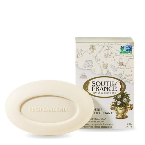 South Of France Bar Soap 0.02 Pound, Lush Gardenia, 6 Ounce