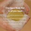 JIGOO BODY BAR All in One 3.52oz (100g) Long Lasting Moisturizing Hand Wash - Gentle Cleansing and Hydrating - Liquid Hand Soap, Korean Hand Wash