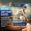 130PT Penny Sleeve for Thick Cards | Card Sleeves. Baseball Card Sleeves. Soft Trading Card Sleeve. Penny Sleeve for Trading Cards. Clear Card Sleeves. Pro Sports Card Sleeves. (130PT - 500 Pack)