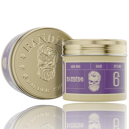 Bandido Aqua Wax 6 | 2-Pack | Medium Hold | Men's Hair Wax, Long Lasting Hold, Easy to Manage | 125ml / 4.22oz