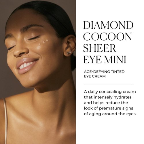 Natura Bissé Diamond Cocoon Sheer Eye | Anti-Aging Tinted Eye Cream | Rejuvenates, Hydrates & Conceals, 0.3 Oz