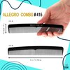 Allegro Combs 415 Hair Comb Mens Comb Beard Comb Hair Combs For Women Mustache Comb 12 Units.