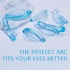 Libeauty Lash Lift Shield, Super Soft Lash Lift Pads Shell Shape Lash Perm Rod Eyelash Curler Tool 16 Pcs (Blue)