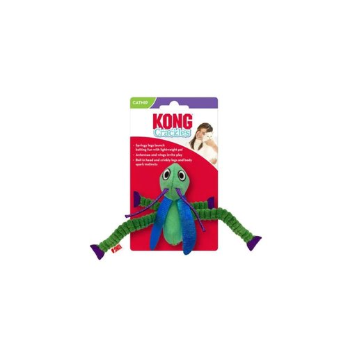 KONG Crackles Grasshopper Cat Toy with Catnip