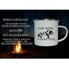 Rogue River Tactical Funny Camp Mug Enamel Camping Coffee Cup Gift Hike More Stress Less Camping Gear