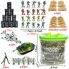 3 otters 250PCS Army Men Military Set, Toy Soldiers Army Men Action Figures Army Toys Military Figures and Accessories World War II Army Men Toys for Boys