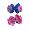 Gamer Girl Inspired Pink and Blue Hair Bow by Inspired Bows