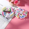 2 Pack Easter Bunny Hair Bows Ribbon Alligator Clips Girls Women Rabbit Egg Spring Hair Accessories 4 Inch