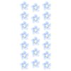 Spenlly 20Pcs Mini Flower Hair Clips for Women Girls, Cute Floral Hair Pins Bridal Wedding Hair Barrettes Beach Party Hair Accessories (Blue)