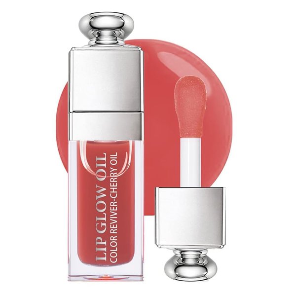Hydrating Moisturizing Lip Glow Oil, Nourishing Glossy Transparent Plumping Oil, Non-sticky Tinted Toot Lip Balm for Lip Care (ROSEWOOD) 0.2 OZ