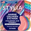 Under Eye Patches for Dark Circles and Puffy Eyes (30 Pairs), Marine Collagen Eye Mask for Puffiness with Vitamin C, Hyaluronic Acid, and Pearl Extract, Eye Gel Pads for Dark Circles and Puffiness