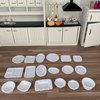 200pcs Miniature Food Drinks for Dollhouse Mini Toys Doll House Kitchen Play Mixed Resin Dollhouse Accessories forHamburger Bread Ice Cream Cake Tableware Party