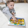 Melissa & Doug The Wheels on the Bus Sound Puzzle - School Bus Puzzle, Wooden Puzzle For Kids and Toddlers Ages 2+
