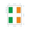 Womaha 20 Sheets Ireland Temporary Tattoos for Football 40 Face Tattoo Stickers…