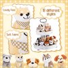 Aoriher 18 Pcs Valentines Day Gifts Mini Plush Dogs Bulk Puppy Stuffed Animals Small Stuffed Dogs Cute Assorted Soft Plush Dogs Puppies Toys Doll for Puppy Birthday Party Favors(Novelty Dog)