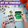 JOYIN 30 Pcs Halloween Make a Face Stickers for Kids, Halloween Party Favor, Party Craft Supplies, Fall Sticker Sheets with 6 Different Facial Expression, Classroom Art Activities Treat Games Goodies