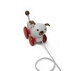 Wooden Walk-Along Dog Pull Toy by Jack Rabbit Creations – Boosts Fine Motor Skills, Balance and Coordination – Early Learning – Classic Eco-Friendly Montessori Walking Toys for Toddlers 18 Months+