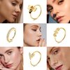 Dochais 12PCS Nose Rings Hoop 20G Nose Rings for Women Surgical Stainless Steel Nose Piercing Dangle Nose Ring Cartilage Earring Jewelry