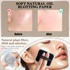 1000pcs Oil Blotting Sheets for Face, Clean and Clear Oil Absorbing Sheets, Oil Blotting Papers for Face(Black)
