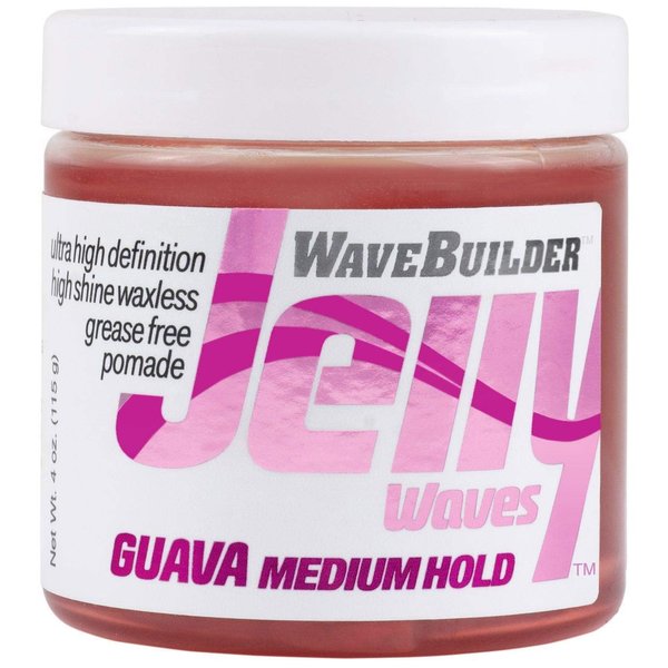 Wavebuilder Jelly Waves Medium Hold Guava (Pack of 6)