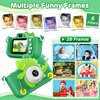 Upgrade Dinosaur Kids Camera for 3-12 Year Old Boys Girls, Christmas Birthday Gifts for Kids, 1080P HD Kids Digital Video Camera with 32GB SD Card, Multi-Functional Cute Portable Kids Toys
