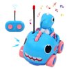 Toddler Remote Control Car, Cartoon RC Dino Chasers Cars, Toddler Toys, 3 Year Old Boy Toys, Car Toys for 3 Year Old Boys, Music & Sound Christmas Birthday Gift