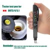 Brake Fluid Liquid Tester,Hydraulic Fluid Liquid Oil Moisture Analyzer with 5 Led Indicators,DOT 3 DOT 4 DOT 5.1 Brake Fluid Liquid Tester Pen for Check Engine Car Accessories