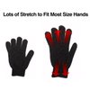 10Pairs Exfoliating Gloves - Premium Black Double Sided Scrub Wash Mitt for Bath or Shower - Luxury Spa Exfoliation Accessories for Beauty Spa Dead Skin Cell Remover, Suitable for Men and Women