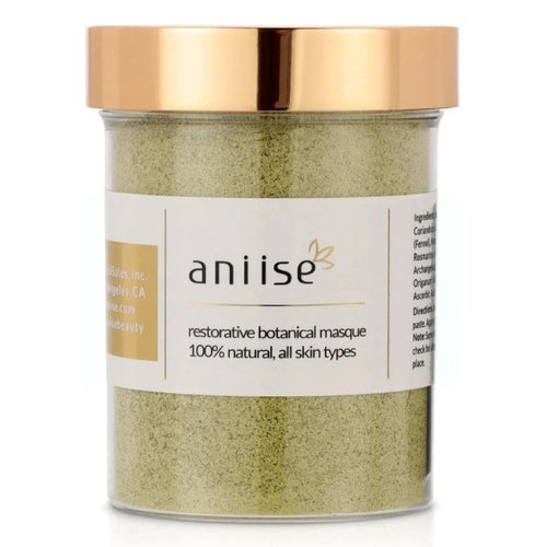 Aniise Restorative Botanical Green Tea Face Mask Powder Skin Care Deep Cleansing Loaded with Vitamin C, E and B+ Collagen, Blemish-Prone Combination Face Mask Skincare Facial Products 8 Oz