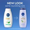 NIVEA Fresh Aloe and Lily Refreshing Body Wash with Nourishing Serum, 20 Fl Oz Bottle
