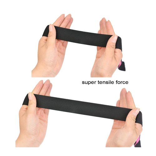 YANTAISIYU 5 Pieces Wig Band Lace Melting Band Wig Edge Wrap Band to Lay Edge Lace Band Non-Slip Wig Wrap Band for Keeping Wigs in Place (3.0 cm)