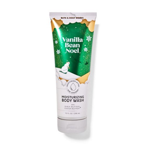 Bath and Body Works Vanilla Bean Noel Moisturizing Body Wash 10 oz (Vanilla Bean Noel)