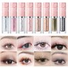 SUMEITANG 8Pcs Liquid Glitter Eyeshadow，Highly Pigmented Shimmer Metallic Sparkling Eye shadow，Multi-Dimensional Sparkle Finish，Long Wearing，Quick-Drying Liquid Eyeshadow for Crystal Eye Makeup