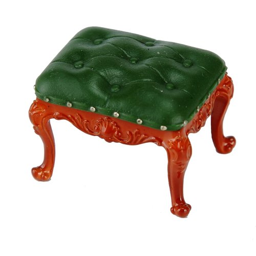 Mllxon Miniature Dollhouse Stool,Mini Wooden Carved Single Sofa Chairs Vintage Stool,1 12 Scale Dollhouse Accessories Miniature Furniture