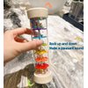Oneshow Wooden Rainmaker Montessori Toys for Baby 6-12 Months,Rain Sticks for Kids,Baby Rattle Sensory Development Toys,Rain Maker Toy for 1 Year Old Toddler Kids,Rain Stick Baby Toy 7.7"