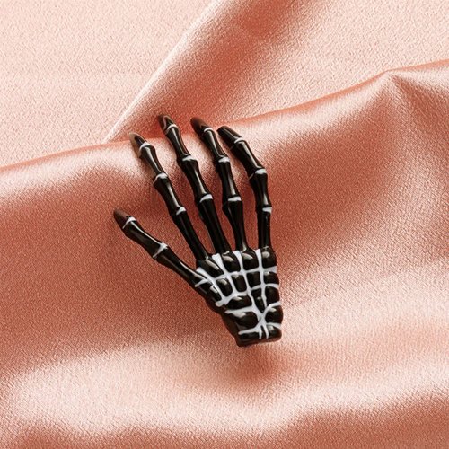 Skeleton Hand Bone Hair Clip Hairslides Halloween Clips for Hair Accessories Halloween Costumes for Women Girls Skull Hair Clip Claw Skeleton Accessories for Women