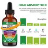 Organic Echinacea Elderberry Quercetin with Zinc Vitamin C D3, 6 in 1 Liquid Supplements for Immune Support, Vegan, Non-GMO, Gluten Free - 1 Fl Oz