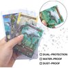 200 Pack 3"x4" Top loaders for Cards - 35pt Premium Hard Plastic Card Protectors, Plastic Card Sleeves, for Trading Baseball Game Sports Collectible Card (100 PCS Toploader + 100 PCS Penny Sleeves)