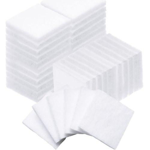 Square humidifier Essential Oil Pads Unscented Replacement Aroma Pads White Essential Oil Diffuser Pads Simply Diffusers Oil Pads Humidifier Accessories for Car Room Air (100 Pieces)