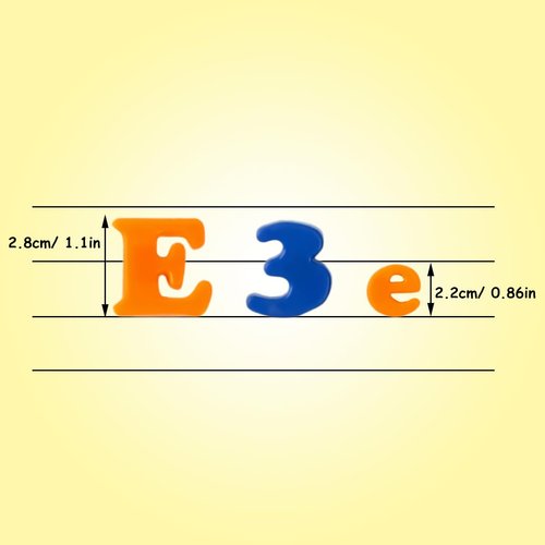 Magnetic Letters Numbers Alphabet ABC 123 Fridge Magnets Plastic Educational Toy Set Preschool Learning Spelling Counting Uppercase Lowercase Math for 3 4 5 Years Kids(78 pcs)