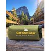 Get Out Gear Down Camping Blanket - Outdoor Lightweight Packable 650 Fill Power Down Blanket Compact Waterproof and Warm Backpacking Quilt for Camping Hiking Travel Hammock