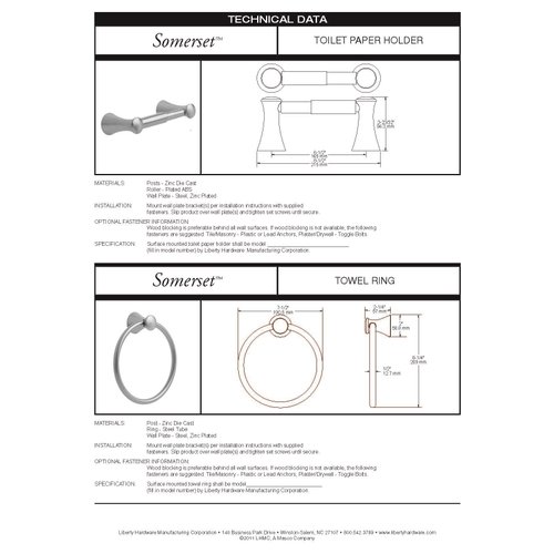 Franklin Brass Somerset (1-Pack) Toilet Paper Holder Venetian Bronze Tissue Roll Holder for Bathroom Organization and Storage Spring-Loaded Toilet Tissue Holder Wall Bathroom Accessories 139578