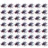 120pcs Mini Plastic Flies Fake Flies Simulated Plastic Insects, Fly Joke Toys Prank Flies Toys for Joke Halloween Party Favors,Black