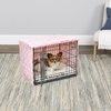 New World Pet Products Dog Crate Cover Featuring Teflon Fabric Protector, Dog Crate Cover Fits New World & Midwest 24-Inch Dog Crates, Pink Designer Pattern