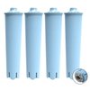 Replacement Filter, Hiwater Filter Replacement for Jura® Clearyl/Claris Blue Capresso® Clearyl Coffee Machine Water Filter, Pack of 4