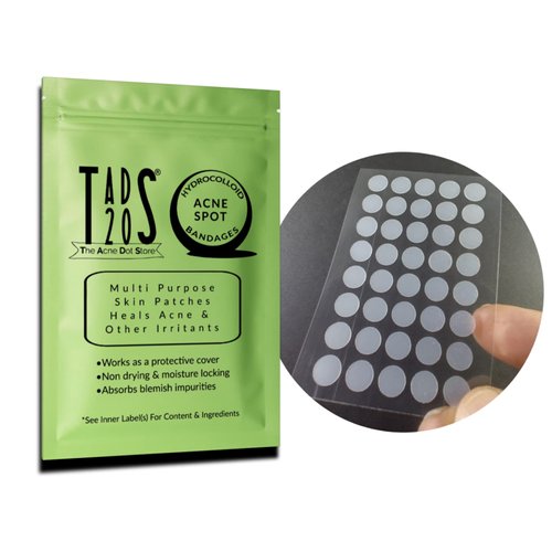 [40] Acne Dot Pimple Patches [8MM Small] Cystic Acne Patch FACE Spot Dots, [Tea Tree] Hydrocolloid Acne Bandages, Zit Stickers, Acne Spot Treatment #tads20