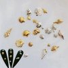 NAIL ANGEL 500pcs/bag Nail Art Randomly Mixed Metal Stud Sea Series Shell Starfish shape Deco 10007